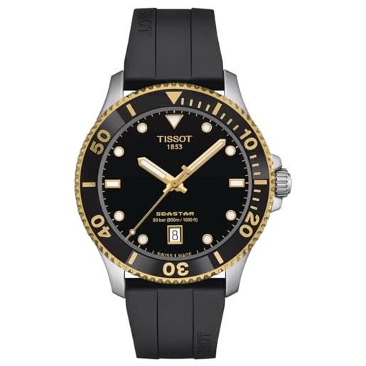 Tissot - orologio in acciaio. Argento-argento-nero