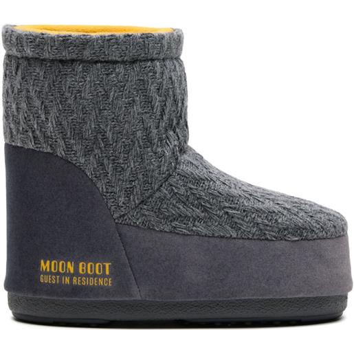 Moon Boot x guest in residence stivaletti in maglia - grigio