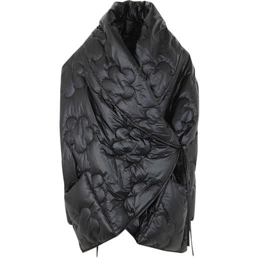 Maria Calderara cappotto trapuntato - nero