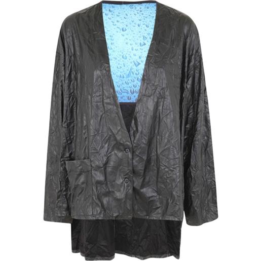 Maria Calderara giacca con tasche - nero