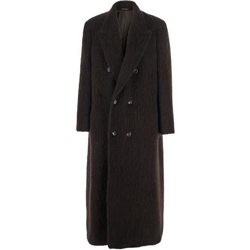 Emporio Armani cappotto doppiopetto - marrone