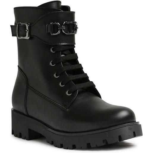 TWINSET Kids anfibi - nero