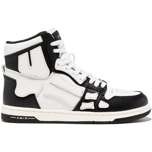 AMIRI KIDS sneakers alte skel top - bianco