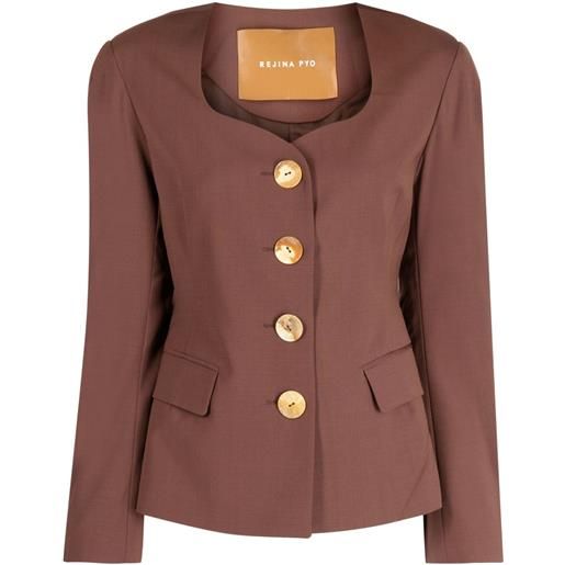 Rejina Pyo blazer monopetto perrin - marrone