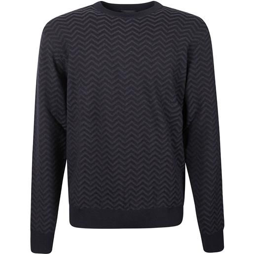 Giorgio Armani maglione girocollo - nero