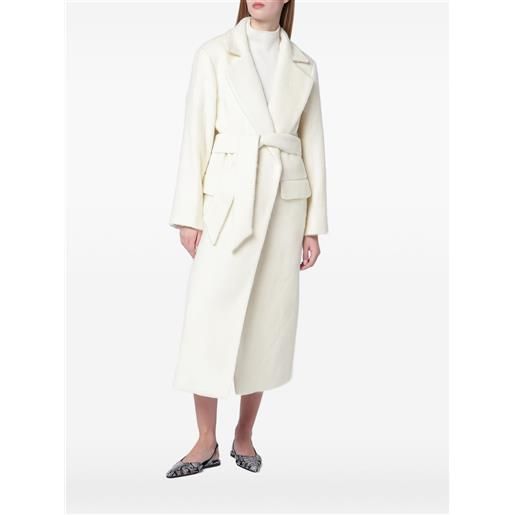 Almada Label cappotto ivy con cintura - toni neutri