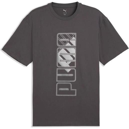 PUMA maglia puma maximal metallic relaxed tee