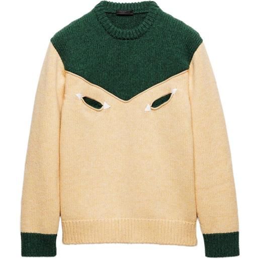 Prada maglione in lana - giallo