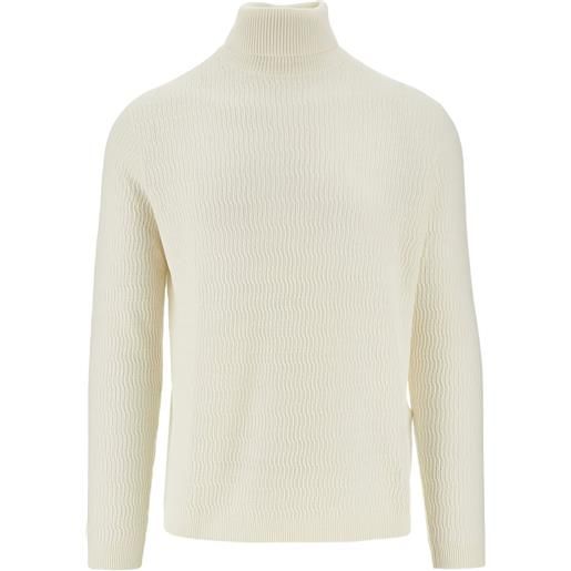 Emporio Armani maglione a collo alto - toni neutri