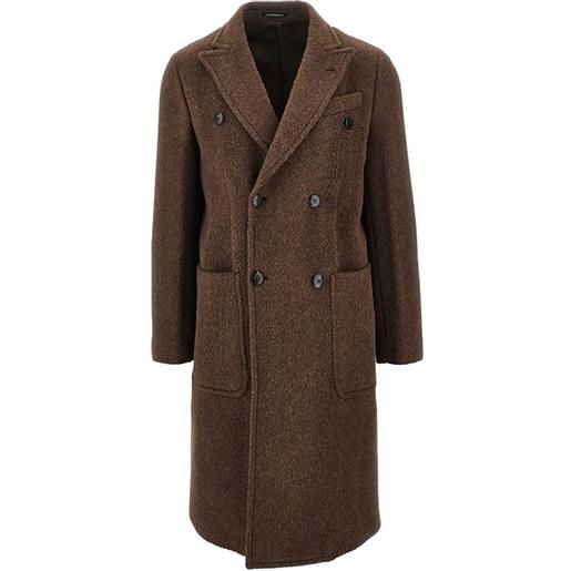 Emporio Armani cappotto doppiopetto - marrone