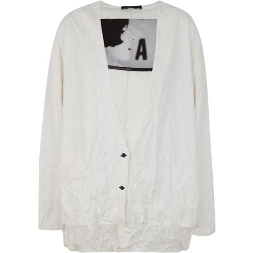 Maria Calderara giacca con bottoni - toni neutri