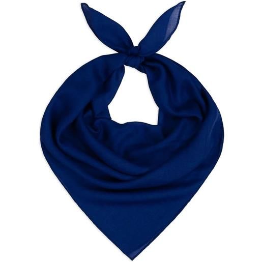 Begg x Co sciarpa in cashmere con frange - blu