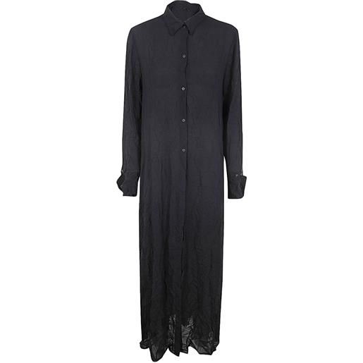 Maria Calderara chemisier con bottoni - nero