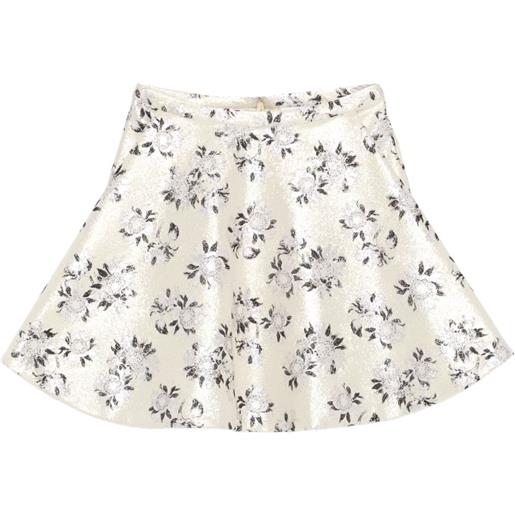 Alexander McQueen gonna floreale - toni neutri