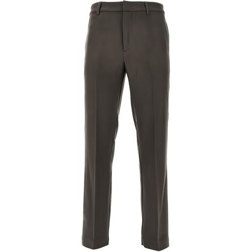 Emporio Armani pantaloni con passanti - grigio