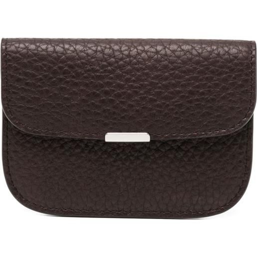 LEMAIRE portacarte soft tab - marrone