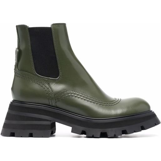 Alexander McQueen stivali - verde