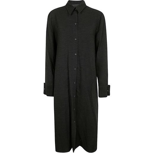 Maria Calderara abito a righe - nero