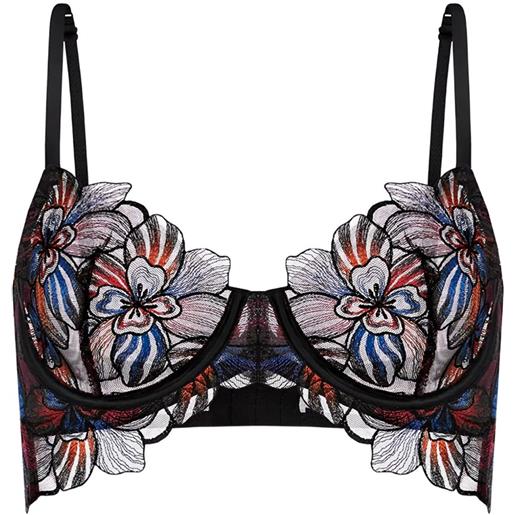 Zhilyova reggiseno a fiori - blu