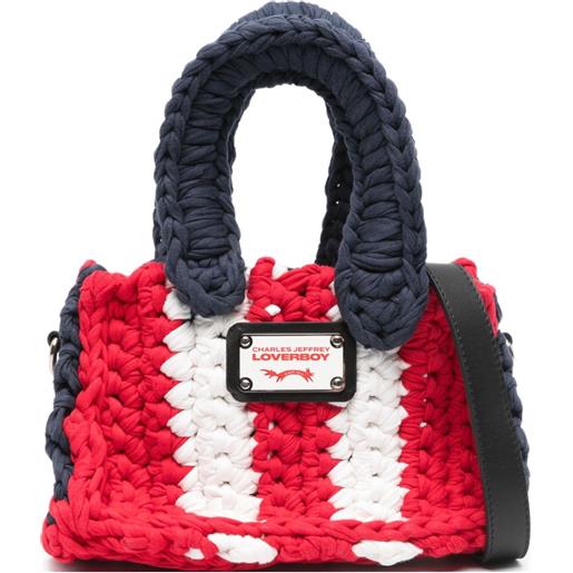 Charles Jeffrey Loverboy borsa tote piccola - rosso