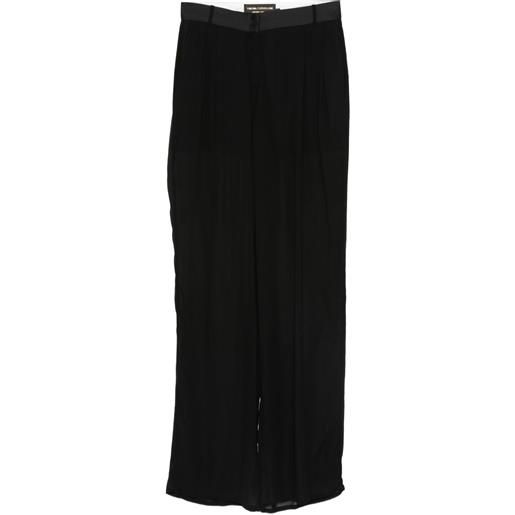 SIMONA CORSELLINI pantaloni plissé - nero