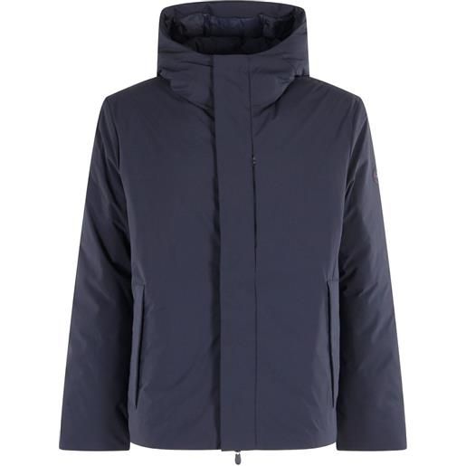 Save The Duck giacca con cappuccio e zip - blu