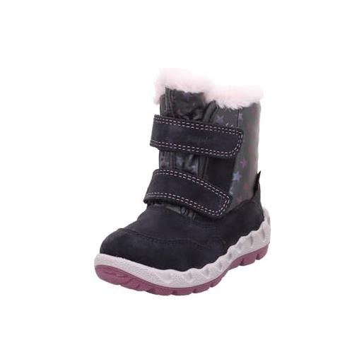 Superfit icebird, stivali da neve bambina, grigio rosa 2010, 22 eu larga