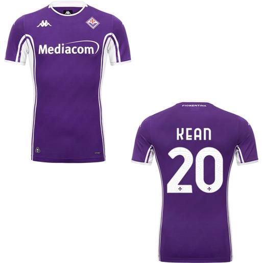 KAPPA fiorentina kombat pro home jersey 2025/2026 kean kit maglia + stampa giocatore adulto
