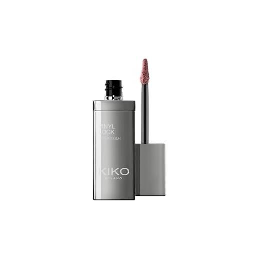 Kiko milano vinyl lock lip lacquer 1, rossetto liquido dal finish vinilico