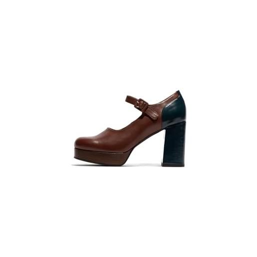 Fly London eril351fly, scarpe donna, cognac/navy, 36 eu