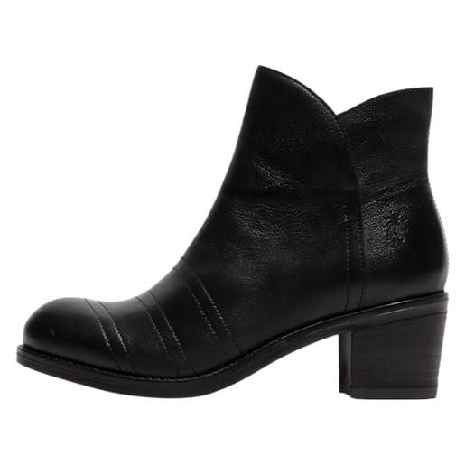 Fly London zagy111fly, stivaletto donna, nero, 40 eu