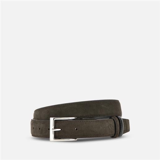 Hogan uomo cinture, marrone (taglia unica)