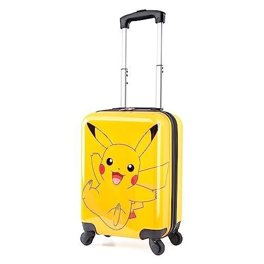 Pokémon valigia bagaglio a mano pikachu trolley cabina da viaggio 4 ruote 49x33x22cm 30l accessori viaggio regali per gamer