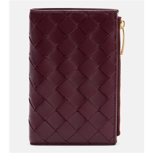 Bottega Veneta portafoglio intrecciato medium in pelle