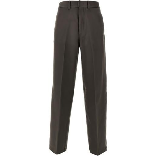 Emporio Armani pantaloni con piega - grigio
