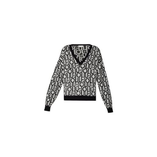 Liu Jo maglione scollo a v wf4436ma30p bianco