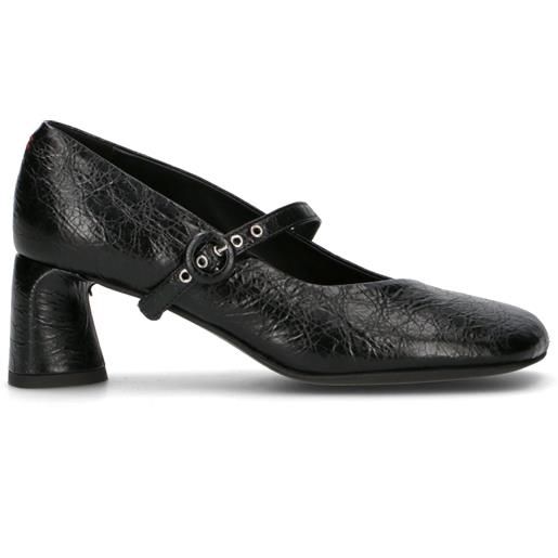 HALMANERA décolleté donna nero in pelle