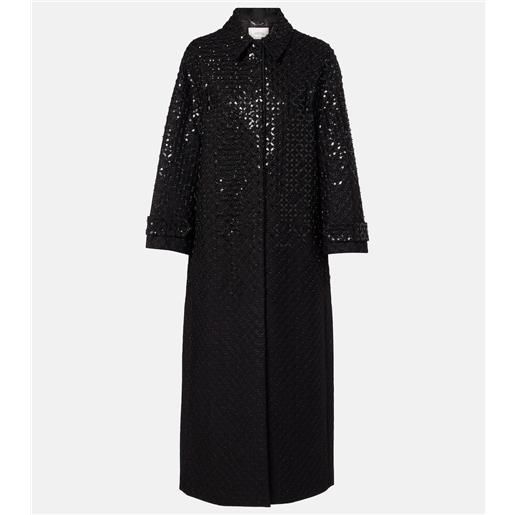 Dorothee Schumacher cappotto sparkling emotions con paillettes