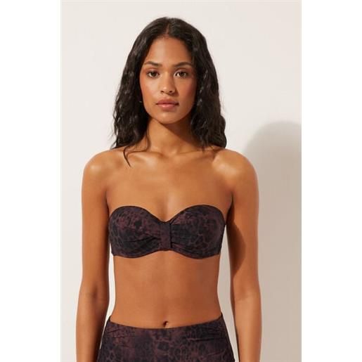 Calzedonia fascia costume dark animalier marrone