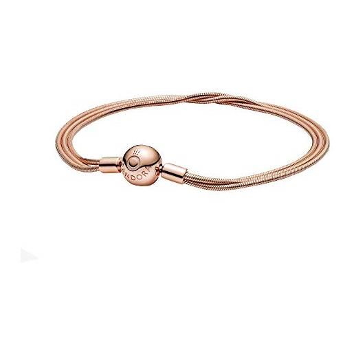 PANDORA bracciale da donna multi serpente 589338c00, metallo non pregiato, senza gemme