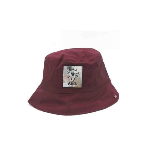 Anekke berretto reversibile da donna con stampa e tinta unita, 2 in 1, cappello casual da giorno per giorno, misure 16/16/30 cm, 100% poliestere, multicolore, 30
