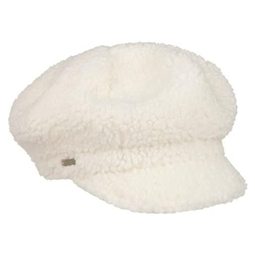 Seeberger berretto newsboy teddy fur cappellino da donna cappello invernale taglia unica - oliva