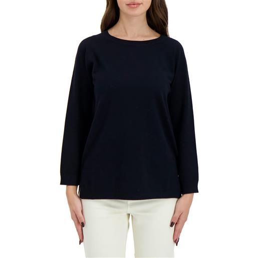 EMME MARELLA maglia girocollo in viscosa stretch donna