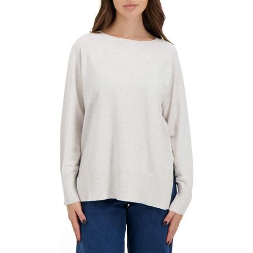 EMME MARELLA maglia giroccolo doppio spaco eco visc donna