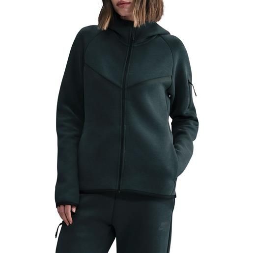 NIKE felpa full zip con cappuccio tech fleece donna