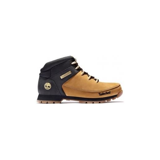 Timberland per uomo. Tb0a1nhj2311 stivali in pelle euro sprint hiker giallo [720094], stringhe, casual, senape