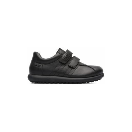 Camper per ragazzo. 80353-009 pelotas ariel pantofole in pelle nera [840219], nero, basso, velcro, casual, moda per bambini