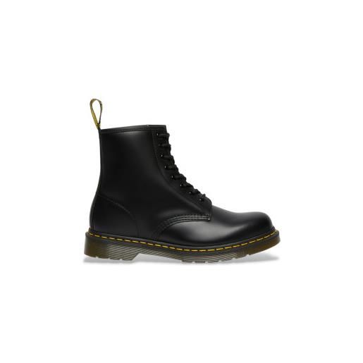 Dr Martens unisex. 11822006 1460 stivali in pelle nera liscia [1910355], nero, basso, stringhe, casual