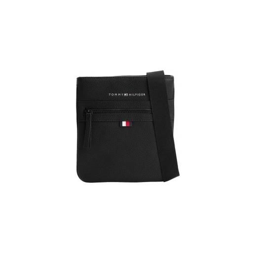 Tommy Hilfiger per uomo. Am0am09505 piccola borsa a tracolla nera essenziale [3019631], nero, casual, poliuretano