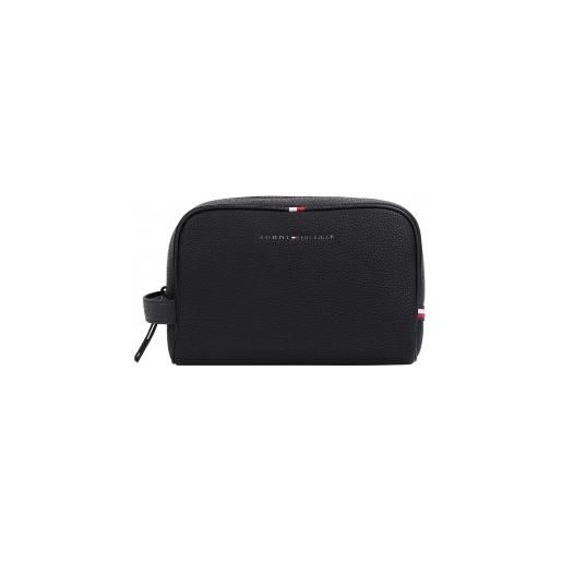 Tommy Hilfiger per uomo. Am0am09508 borsa da toilette nera th [3019641], nero, casual, poliuretano